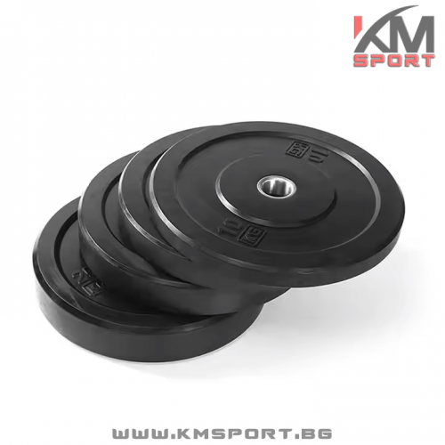 Диск бъмпер гумен Ф50 - 5кг/10кг/15кг/20кг -състезателен Диск бъмпер гумен Ф50 - 5кг/10кг/15кг/20кг -състезателен